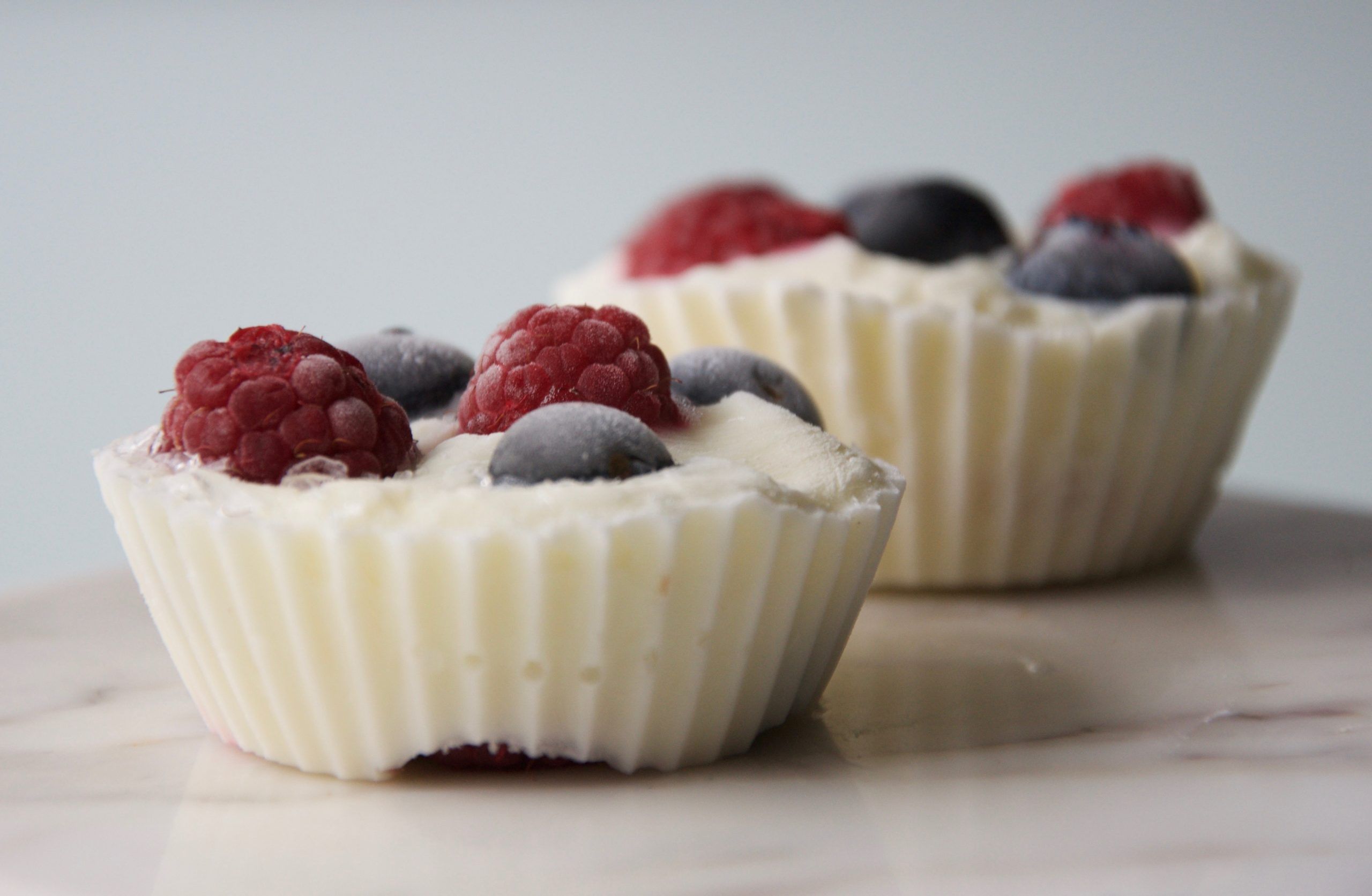 frozen yogurt fruit cups