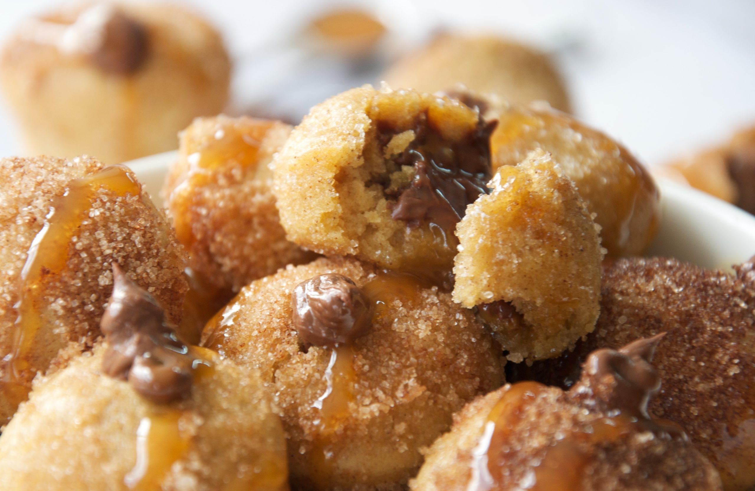 mini dounts de nutella