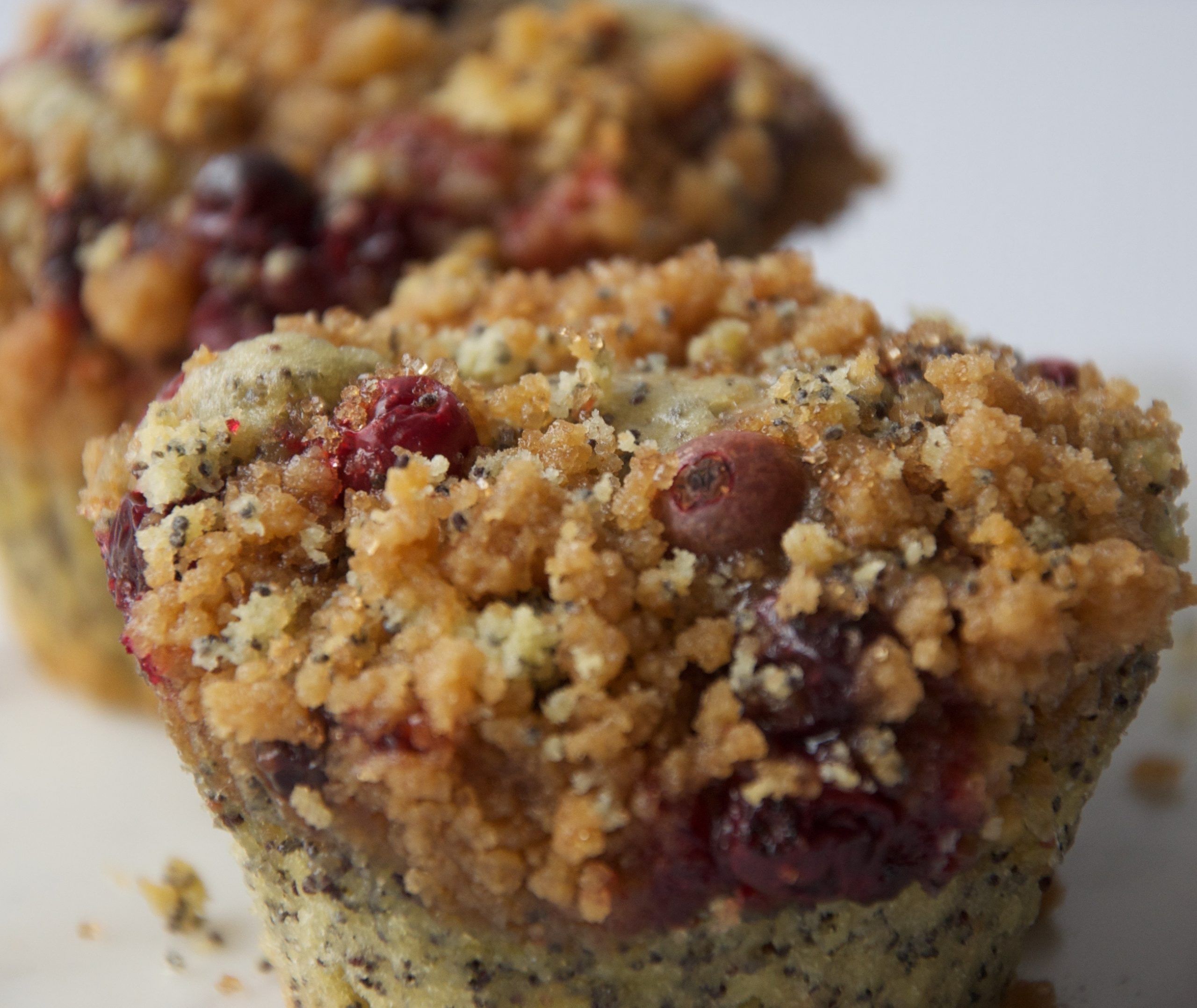 mini cakes de amapola